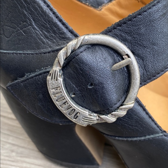 John Fluevog Leader Platform Mary Jane Heels Size 5.5 Black Worn Twice MSRP $499 - Picture 11 of 15